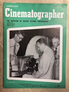 AMERICAN CINEMATOGRAPHER NOVEMBER 1953 VINTAGE MOVIE MAGAZIN - Bild 1 von 1