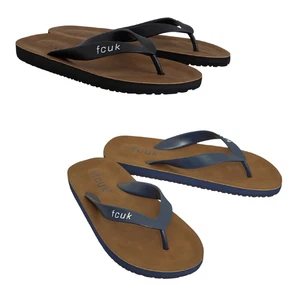French Connection Mens Classic Logo FCUK Flip Flops Sizes from 6 to 12