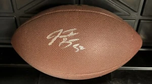 Jon Beason Panthers, Giants, Miami Florida, signed NFL Wilson football - Picture 1 of 3