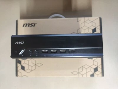 Mini PC MSI Probox23 Intel 2 x 2,80GHz 4GB RAM 320GB HDD HDMI Win 10 Pro - Bild 1 von 3