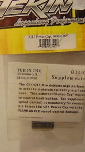 Vintage Tekin G11 Power Cap, 1000uf 16v NIB - Picture 1 of 2