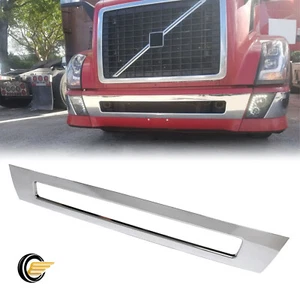 For 2004-2015 Volvo VNL 300 430 630 670 730 780 Chrome Bumper Center Cover Trim - Picture 1 of 12