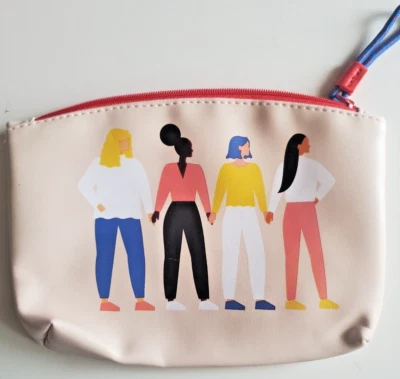 IPSY Pale Pink/Beige Makeup Bag  - Image 1 of 3