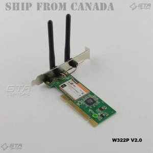 Tenda W322P V2.0 300Mbps Wireless PCI Adapter Card ALD94V-0 E314526 - Picture 1 of 3