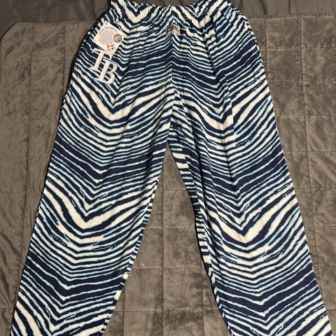 New Zubaz Tampa Bay Rays Pants Adult XLarge Blue Majestic Cover