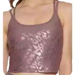CK Performance Printed Strappy-Back Tank Top Med-Purple Printed - Picture 1 of 2