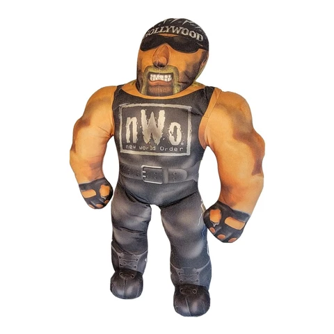 Vtg 1998 WCW Bashin Brawler NWO Hollywood Hulk Hogan Talking Wrestling Buddy wwe Cover