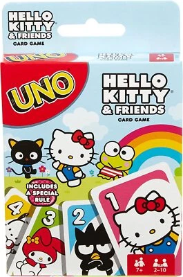 ** HELLO KITTY UNO CARD GAME BY MATTEL 112 CARDS WITH SPECIAL RULE - NEW ** - Image 1 of 4