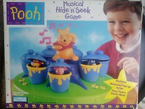 Disney Winnie The Pooh Musical Hide N Seek Game Parker Brothers 1996 