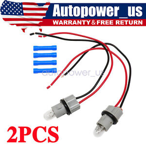 2X For Mercedes-Benz Side Marker Lamp Light Bulb Socket Wire Harness A0005400966