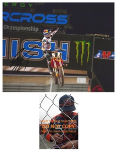 Cooper Webb supercross motocross racer signed 8x10 photo COA proof autographed. - Picture 1 of 2