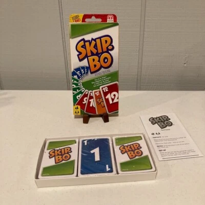 New! Mattel SKIP-BO Card Game #42050  2013 - 2 to 6 Players - Sealed Decks - Image 1 of 4