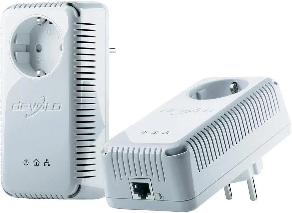 2 x Devolo dLAN 200 AVplus Einzeladapter  weiß Powerline - Bild 1 von 4