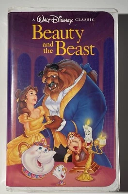 Beauty and the Beast (VHS, 1992, Used, Black Diamond Edition, Good Condition) - Image 1 of 4