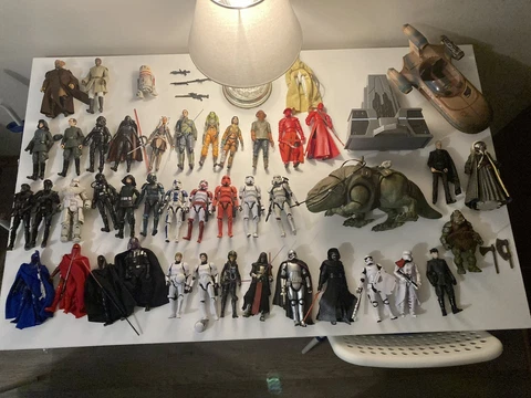 Huge Star Wars The Black Series 6" Loose Lot Of Over 30 Figures Cover