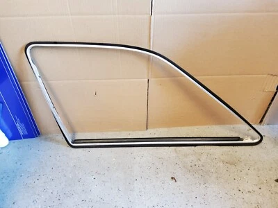 1990-1997 Lincoln Town carro Towncar passe janela frontal direita acabamento cromado moldura 1 - Imagem 1 de 4