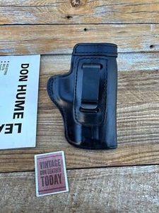 Don Hume Black Leather Open Top IWB Holster For S&W M&P 9 / 40 2.0 Compact - Picture 1 of 4