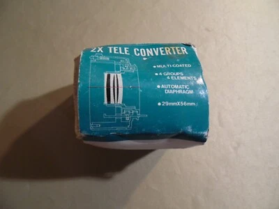 2X Tele Convertidor para Montaje con Tornillo Pentex / Usado / Envío Nacional Gratis Foto 1 de 3