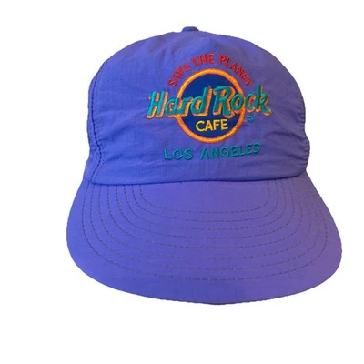 Vintage Hard Rock Cafe Cap San Francisco Save the Planet Strapback Made In USA - Image 1 of 4