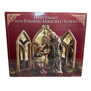 Set Natività Sacra Famiglia Specchio Pieghevole Schermo Costco Art #529529 - Foto 1 di 19