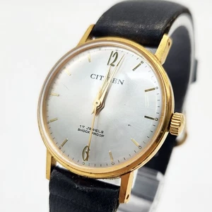 Antiguo reloj CITIZEN cuerda manual 17 joyas de JAPÓN - Imagen 1 de 19
