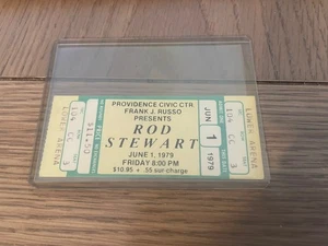 Biglietto concerto Rod Stewart inutilizzato 1 giugno 1979 Providence Rhode Island - Foto 1 di 2