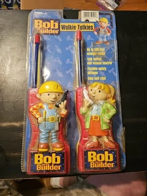 2001 TIGER Bob строитель Боб и Венди Walkie Talkies совершенно новый в заводской упаковке - Изображение 1 из 4