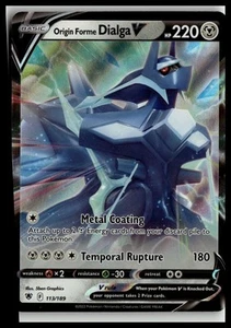 SWSH10: Astral Radiance #113/189 Origin Forme Dialga V - Picture 1 of 2