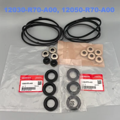 FRONT/REAR Valve Cover Gasket Set For Honda Odyssey Pilot Accord & Acura RDX TSX Foto 1 de 4