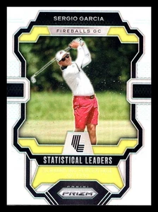 2024 Panini Prizm Liv Golf - 2024 Statistical Leaders Sergio Garcia #91 Silver - Picture 1 of 2