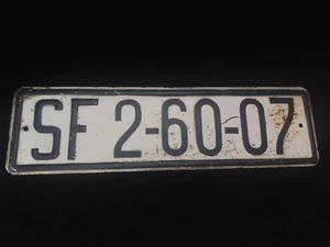 KFZ Kennzeichen Nummernschild Sachsen Freistaat Oldtimer 1945-1947 Rarität - Bild 1 von 4
