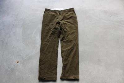 Ralph Lauren Made In Italy Corduroy Pants Men's Brown Trousers 36x31 Purple LBL - Image 1 of 4
