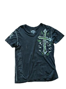 Camiseta gráfica Raw State para hombre cruces redención talla L - Imagen 1 de 7