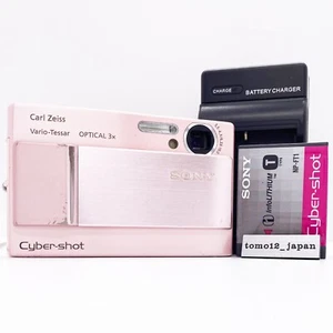 SONY Cyber Shot DSC-T10 Pink 7.2MP 3x Zoom Compact Digital Camera From Japan - Picture 1 of 12