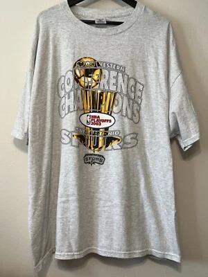 Vintage San Antonio Spurs Western Conference Champions Finals T Shirt 3XL NBA - Image 1 of 4
