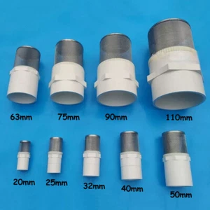 1Pcs Aquarium Inflow Inlet Mesh Filter PVC Well Water Pipe Intake Strainer Tools - Picture 1 of 15