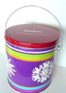 Neiman Marcus Latta Natalizia Popcorn Vuota 2011 Dallas Texas Da Collezione - Foto 1 di 9