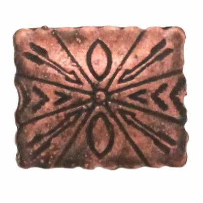 Santa Fe Cross and Arrows Screw Back Concho Antique Copper 1-1/4" 20705-10 - Image 1 of 3