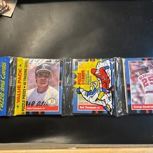 1988 MLB Donruss Baseball Rack Pack with Jose Canseco on Front - Picture 1 of 3