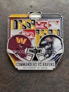 Washington Commanders VS Baltimore Ravens GAME DAY PIN 9/15/24 M&T Bank - Picture 1 of 1