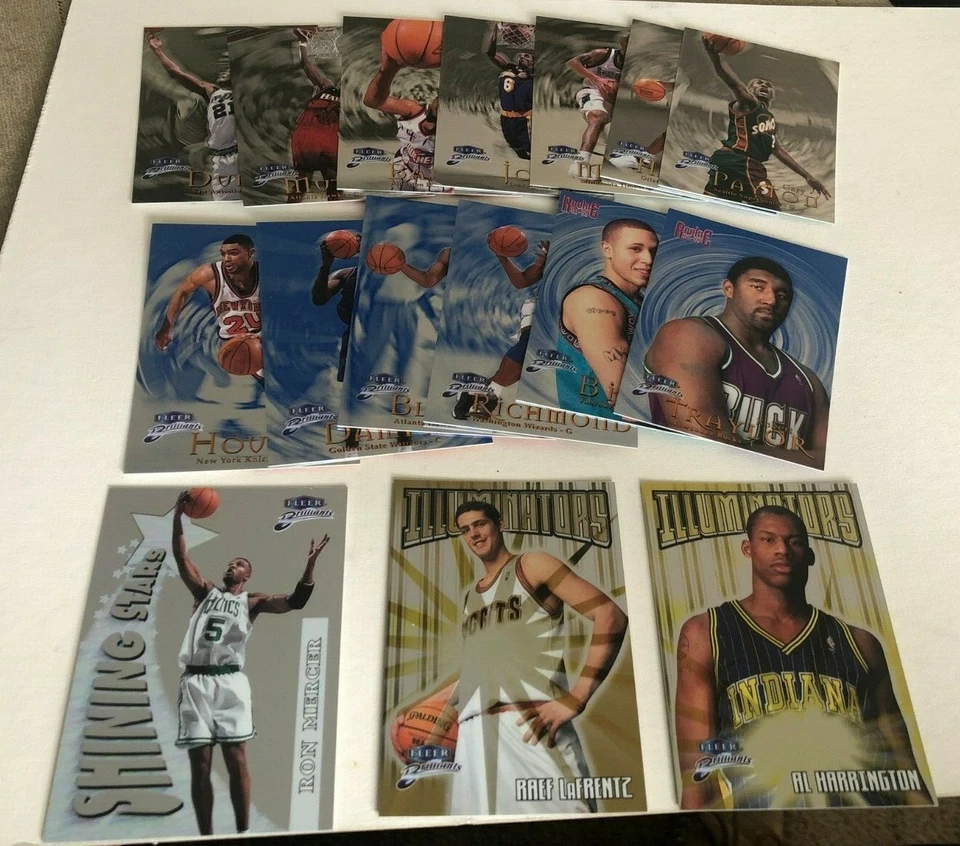 1998-99 FLEER BRILLIANTS BASE, BLUE, ILLUMINATORS, SHINING STARS U-PICK YOU PICK - Image 1 of 1