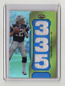 TOM BRADY - PATRIOTS - 2011 TOPPS TRIPLE THREADS GAME USED JERSEY #'d /36 WHOA! - Picture 1 of 2