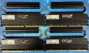 Ultra Rare Retro OCZ Reaper 4x 1GB 1200 Mhz PC 9600 Retro Extreme DDR2 Memory - Picture 1 of 2
