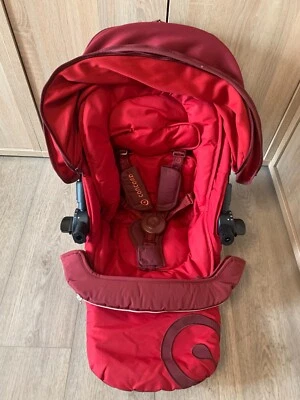 Neuer Stoffbezug für Concord Neo Sitzeinheit Buggy Sportwagen rot - Bild 1 von 3