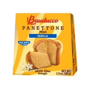Bauducco Mini Panettone Vanille, feucht & frisch traditionelles italienisches Rezept, Itali - Bild 1 von 5