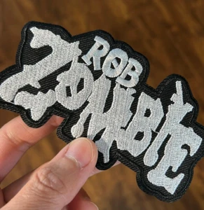 Rob Zombie Pop Rock Metal Music Band Logo Embroidered Iron Sew On Patch - Picture 1 of 6