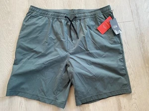 New! MOUNTAIN HARDWARE Basin Pull-On Shorts ~ Men's XXL ~ Gray/Green ~ $65 - Picture 1 of 7