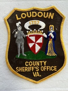 Vintage Loudoun County Sheriff’s Office Virginia Patch 4x4.8 Inches Brand New - Picture 1 of 4