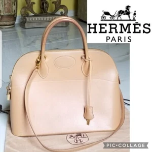HERMES BOLIDE 35 Veau Graine Courchevel satchel Handbag - Picture 1 of 24