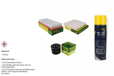 MANN-FILTER Filtersatz MANNOL Klimareiniger für Smart Fortwo Cabrio 1.0 - Bild 1 von 4